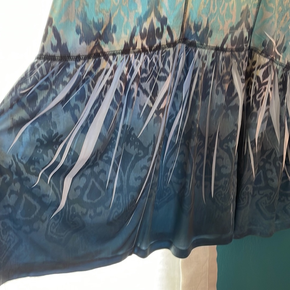 Boho silky blues dress - Picture 5 of 8